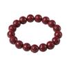 Pulsera de cinabrio de mineral bruto de alto contenido, mantra de seis sílabas, para hombre, cuentas redondas de arena dorada púrpura, pulsera de cuentas de Buda, regalo de año de nacimiento para mujer