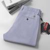 Pantalones Casuales para Hombre Primavera 2025 Nuevos de Todas las Estaciones Largos Holgados Rectos de Gama Alta Negocio Casual Versátiles
