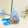 Bolso Pecho Infantil Labubu Transfronterizo Nuevo Dibujos Animados Marte Niños y Niñas Bolso Pequeño de Hombro Billetera Infantil Linda Venta al Por Mayor