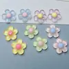 Cor Macaron Cristalina Flor de Resina Acessórios para Joias DIY Presilha de Cabelo Acessórios de Cabelo Cola Cremosa Capa de Celular Material Decorativo