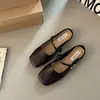 Mules Deslizables de Moda para Mujer, Nuevo Estilo Primavera/Verano 2026, Zapatillas de Media Caña Planas de Punta Cerrada para Uso en Exteriores