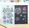24 Plantillas Educativas para Pintar Fácilmente, Tableros de Dibujo Huecos para Informes Manuscritos, Plantillas de Álbum DIY para Planificadores Creativos