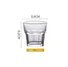 Copo de Vidro Youwei Copo Octogonal Copo de Chá Resistente ao Calor Hotel 0,1kg Copo de Bebida Alcoólica Bar Ktv Copo de Cerveja Copo Comercial
