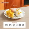 Recipiente para aquecer no micro-ondas para uso doméstico, resistente a altas temperaturas, com bandeja para cozinhar no vapor, tigela de vidro, vaporizador para aquecer pães, dispositivo de cozimento a vapor