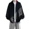 Chamarra sudadera de camuflaje para hombre, estilo American high street, holgada y cómoda, versátil casual, tendencia estilo Hong Kong, chamarra exterior de manga larga para hombre