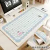 Alfombrilla de ratón calefactable, extragrande, para calentar el escritorio, adecuada para niñas, oficina, escritorio de computadora, invierno, y para mantener las manos calientes mientras se escribe en el escritorio