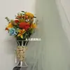 Jardim de Infância Atmosfera de Cores de Outono Criação de Ambiente Série Amarela Malha Decorativa de Fundo Decoração de Teto de Casamento Cortina de Gaze Laranja