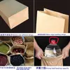 Saco para Embalagem de Alimentos Papel Kraft Revestido à Prova de Óleo Saco com Fundo Quadrado para Armazenamento Embalagem para Assados Takeaway Saco de Papel Biodegradável Ecológico