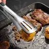 Pinzas para Alimentos de Acero Inoxidable 304 Pinzas Antiescaldado para Cocina Pinzas para Bistec Pinzas Comerciales para Barbacoa Carne Pan Pastel