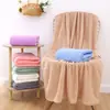 Toalla de Baño de Coral Fleece al por Mayor Gruesa Envolvente Absorbente No Suelta Baño en Casa Toalla de Baño para Adultos 70*140 Múltiples Colores