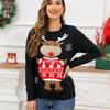 2026 Sucesso de Vendas Suéter Feio Natal Feriado Suéter de Natal Gola Redonda Malha Feminina