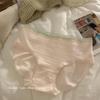 Ropa interior de algodón para bebé Clase A para mujer, algodón burbuja para mujer, algodón grado 5A, cintura media, transpirable, sin costuras, sexy, algodón, talla grande