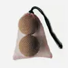 Bolsa de Malla con Cordón de un Solo Lado de Poliéster, Bolsa de Malla con Cordón, Bolsa de Malla para Guardar Pelotas de Tenis de Mesa y Golf, Bolsa de Embalaje Deportivo