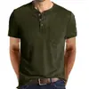 Camiseta Táctical Henry de Manga Corta con Cuello Redondo para Hombre de Exterior Amazon Camisa Poio Casual Clásica Europea y Americana para Hombre