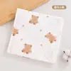 Paquete de Sala de Parto de Bebé de Dibujos Animados Tejido Simple de Algodón Suave Transpirable No Asfixiante Delgado Manta Envolvente para Bebé Envoltura para Bebé