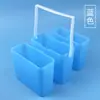 Cubo de Plástico Tres en Uno para Arte, Pintura, Fregadero, Se Puede Conectar y Ensamblar en una Bolsa Cuadrada para Lavar Bolígrafos