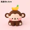 Decoraciones para Pastel de Zoológico del Bosque Oso Conejo León Jirafa de Goma Suave Tema de Cumpleaños Enchufe para Mesa de Postres