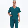 Fabricante de Origem Transfronteiriça Secagem Rápida Roupas de Lavar à Mão Elásticas Roupas Cirúrgicas para Homens e Mulheres Manga Longa e Curta Roupas de Cirurgia para Doutor