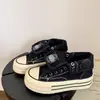 Zapatos de Lona de Suela Gruesa de Caña Alta Nuevos para Primavera/Otoño 2026 para Mujer Zapatos Deportivos Casuales Versátiles de Nicho Zapatos de Plataforma que Aumentan la Altura Zapatos de Mujer