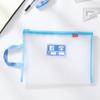 Jin Huasheng Portátil de Camada Dupla Assunto Documento Bolsa Malha de Nylon Oxford Malha Exame Lápis Bolsa Armazenamento Bolsa Assunto Bolsa