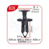 Clips de Fijación Rápida Universal Xinyida para Parachoques Delantero y Trasero, Guardabarros y Maletero de Coche