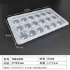 Caixa de Embalagem para Dumpling, Saco Plástico Congelado para Tangyuan Wonton, Bandeja Descartável para Dumpling, Uso Comercial e Doméstico, Caixa para Levar Yuanyao