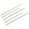 Cotonetes de Algodão para Pets, 50 Peças, Cotonetes de Algodão Extra Longos para Limpeza das Orelhas de Gatos e Cachorros, Hastes de Bambu Descartáveis para Limpeza dos Olhos