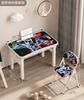 Ft escritorio y silla plegables para estudio infantil para niños y niñas escritorio para hacer la tarea para niños y estudiantes escritorio y silla
