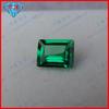 Huagang Gem Green Zirconium Pedra Nua Retangular Ângulo Reto Carro Flat Zircon Atacado AAA Avó Artificial Green Gem