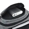 Riñonera Deportiva Multifuncional para Hombres y Mujeres de Gran Capacidad para Recolectar Efectivo Bolsa para Recolectar Efectivo Bolso de Pecho de Lona para Negocios Bolsa para Teléfono Móvil