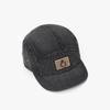 Gorra de Sol Versátil para Herramientas para Mujer de Primavera y Verano con Visera Corta Negra de Cinco Paneles Gorra de Béisbol de Sombra para Exteriores de Nicho para Hombre