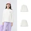 Balabala Balaone Roupa Infantil Camiseta de Manga Longa para Meninos e Meninas 2025 Inverno Nova Camisa Básica Casual