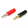 Liga de Zinco Tipo Lanterna Furo Duplo Horizontal Plugue de Teste para Multímetro Adaptador para Alto-falante Plugue Banana de 4mm