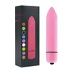 Vibrador de bala puntiagudo para mujeres adultas, dispositivo de masaje compacto multifrecuencia, juguete sexual erótico
