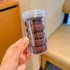 Elástico de Cabelo Maillard de Alta Qualidade para Mulheres, Corda de Cabelo Estilosa, Anel de Cabelo Elástico Durável Tendência