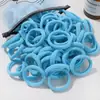Accesorios para el cabello infantiles de AliExpress color caramelo anillo para el cabello de nailon para niños accesorios regalo pequeño tocado anillo para el cabello 816