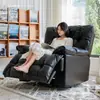 Sofá de manicura multifuncional de un solo asiento, sillón reclinable eléctrico tipo nube giratorio para sala de estar, sofá para videojuegos