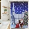 Cortina divisoria con impresión digital, venta al por mayor, cortina de ducha europea y americana, cortina de baño personalizable, cortina de baño impermeable, cortina de bloqueo