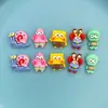 Nuevo Globo de Cera de Dibujos Animados Bob Esponja Accesorios de Resina Pegamento Crema Funda para Teléfono Móvil Tocado Accesorios para el Cabello Materiales Hechos a Mano