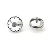 Piercing de Labio de Titanio F136 con Cristal Checo, Borde Dentado, Clavo Incrustado Pendiente de Oreja, Piercing de Ombligo, Joyería para Body Piercing de Aleación de Titanio G23, Stud de Labio