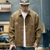 Chaqueta de Trabajo Holgada para Hombre Primavera 2026, Marca de Moda, Tallas Grandes, Estilo Americano, Abrigo Casual Vintage para Hombre, Ropa de Abrigo Moderna para Hombre