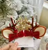 Pinza para el Cabello de Navidad Estilo Nuevo Accesorios para el Cabello de Astas Festival de Navidad Celebridad de Internet Adornos de Astas Lindos Tocado Pinza Doble
