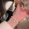 Pulsera de Perlas Popular para Mujer 2025, Versátil y de Alta Gama, Pulsera Retro de Nuevo Estilo Chino, Pulsera Elegante de Mariposa al Por Mayor