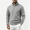 Nueva chaqueta de forro polar para hombre transfronteriza 2026, forrada de sherpa para otoño e invierno, sudadera engrosada, venta al por mayor