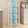 Estante de Cubos Multicapa Estante Grande para Cubos Estante de Almacenamiento de Agua Mineral Estante para Dispensador de Agua de Oficina Soporte para Agua Pura Estante para Colocar Botellas de Agua