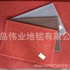 Los fabricantes pueden producir alfombra de oficina hogar dormitorio alfombra de pvc felpudo tapete antideslizante tapete de terciopelo gofrado publicitario