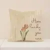 Nueva Funda de Almohada Floral Retro de Amazon Poliéster Versátil Cojín de Asiento para Interiores Decorativo para Sala de Estar Cojín de Sofá