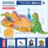 Piscina Inflable Intex para Niños Dinosaurio Doble Piscina Piña Sandía Piscina de Bolas Oceánicas Inflable Parque Acuático para Bebés Juguetes