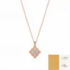 Colar Trevo de Quatro Folhas em Prata de Lei S925 com Moissanita, Colar Clássico Totalmente em Prata 925 com Moissanita para Mulheres, Atacado Transfronteiriço
