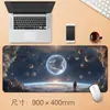 Fábrica de Origem Mouse Pad Grande de Astronauta Tapete de Mesa Criativo de Fantasia Mouse Pad Antiderrapante com Borda Travada de Precisão
